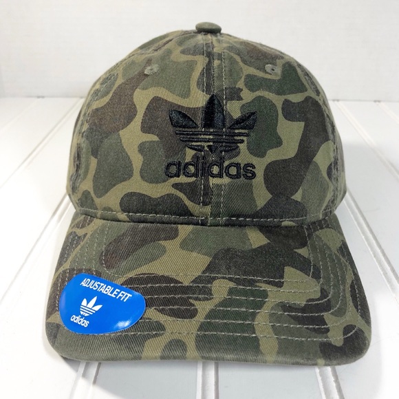 adidas camo dad hat